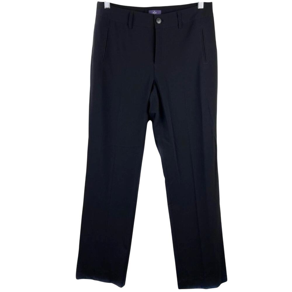 NYDJ Black High Waisted Lift & Tuck Pleated Straight Pants 4/ Small Career